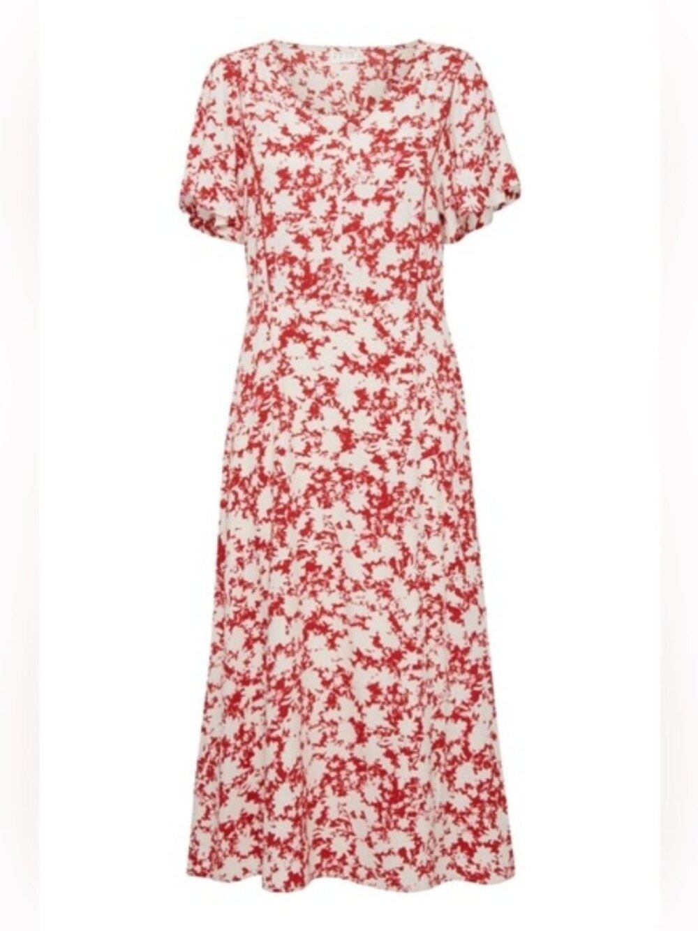 NWT Atelier Rêve Alais Midi Dress | Red & White Floral | Size 8  $179.00 CAN - Picture 2 of 11